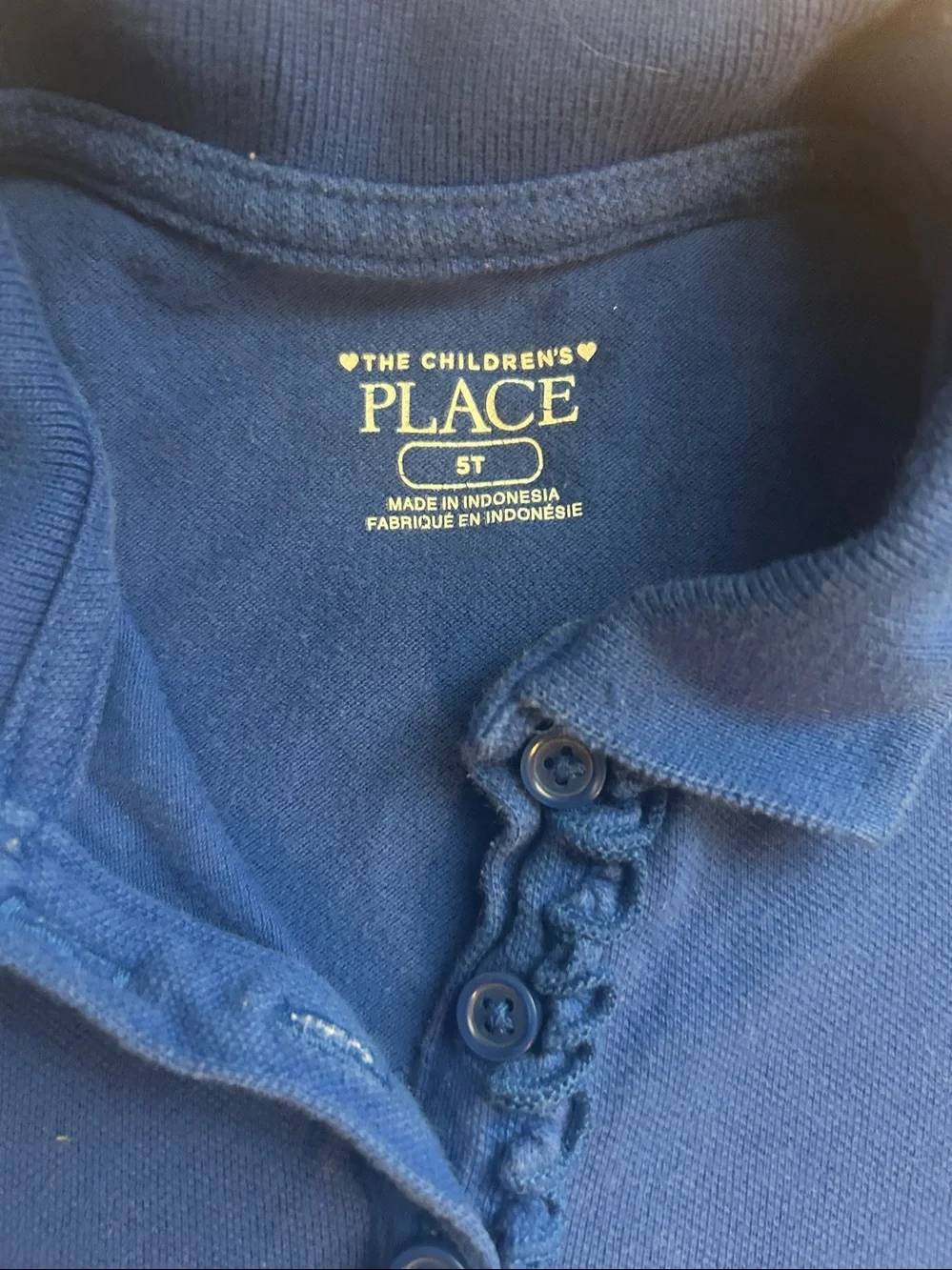 The Children's Place Bright Blue Girls' Polo Top